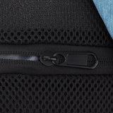 Shoulder Backpack Breathable Large Capacity Lockable Zipper Oxford Cloth Portable Sling Bag for Women Men OD Green