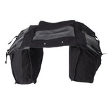 Bike Rear Seat Carrier Pack Portable Large Capacity Bicycle Rear Seat Bag for Outdoor Black