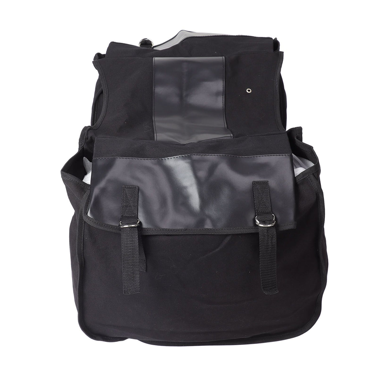 Bike Rear Seat Carrier Pack Portable Large Capacity Bicycle Rear Seat Bag for Outdoor Black