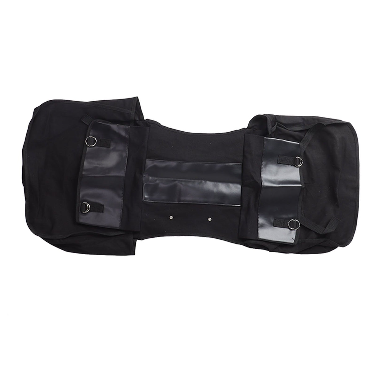 Bike Rear Seat Carrier Pack Portable Large Capacity Bicycle Rear Seat Bag for Outdoor Black