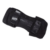 Bike Rear Seat Carrier Pack Portable Large Capacity Bicycle Rear Seat Bag for Outdoor Black - Low Angle