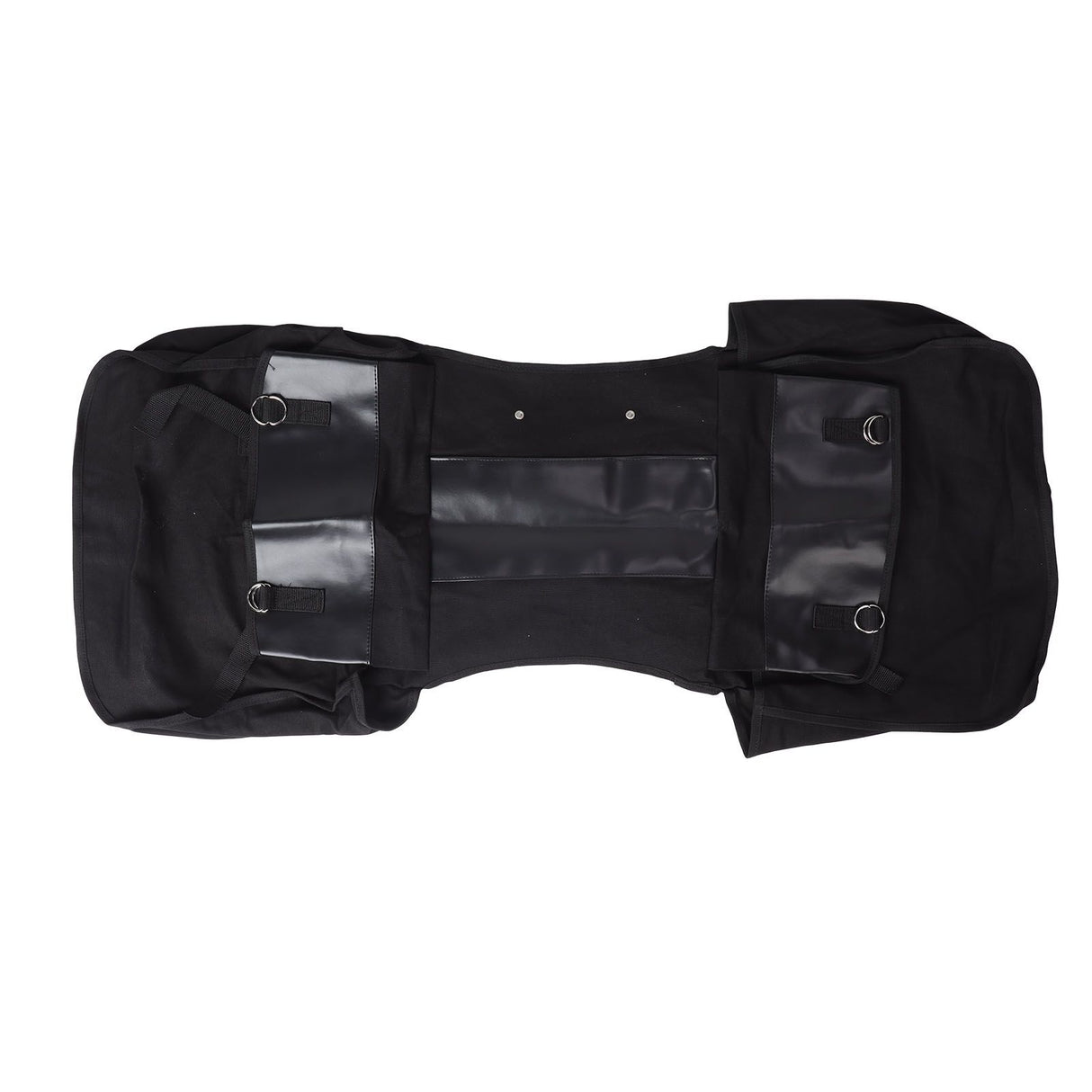Bike Rear Seat Carrier Pack Portable Large Capacity Bicycle Rear Seat Bag for Outdoor Black