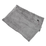 USB Electric Blanket Cozy Soft Portable Temperature Control Machine Washable Heated Shawl Throws for Car Home Travel Light Grey