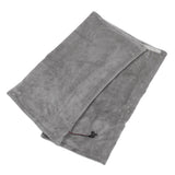 USB Electric Blanket Cozy Soft Portable Temperature Control Machine Washable Heated Shawl Throws for Car Home Travel Light Grey