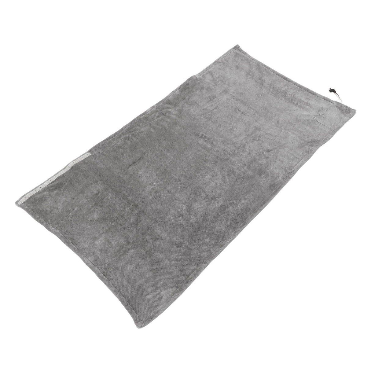 USB Electric Blanket Cozy Soft Portable Temperature Control Machine Washable Heated Shawl Throws for Car Home Travel Light Grey