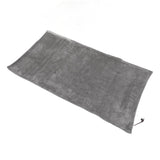 USB Electric Blanket Cozy Soft Portable Temperature Control Machine Washable Heated Shawl Throws for Car Home Travel Light Grey