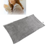 USB Electric Blanket Cozy Soft Portable Temperature Control Machine Washable Heated Shawl Throws for Car Home Travel Light Grey - Extra Image
