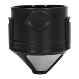 Pour Over Coffee Filter 304 Stainless Steel Reusable Coffee Filter Portable Paperless Coffee Dripper with Handles for Traveling