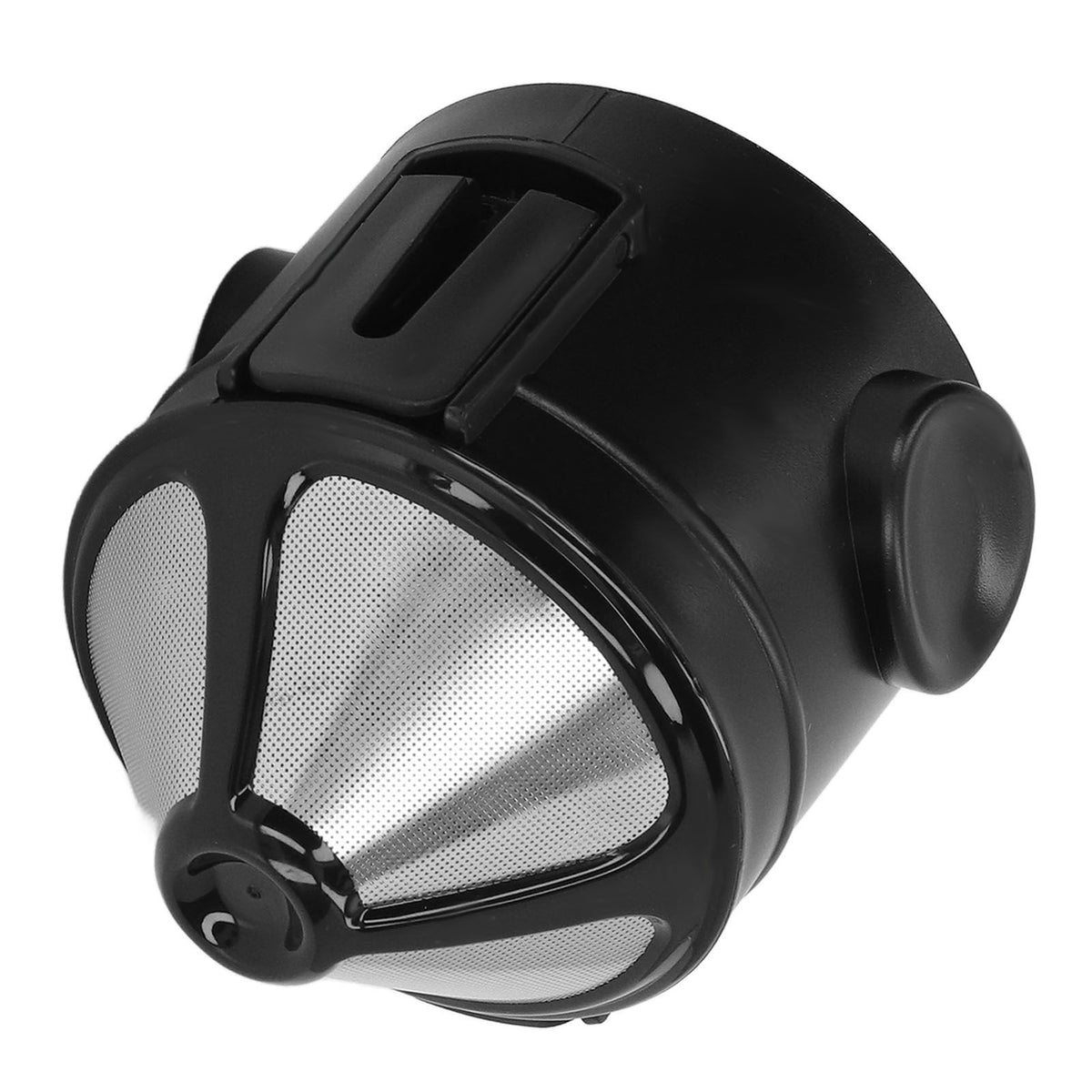 Pour Over Coffee Filter 304 Stainless Steel Reusable Coffee Filter Portable Paperless Coffee Dripper with Handles for Traveling