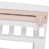 Cling Film Holder Wall Mount Multifunctional Cling Film Cutter with Screws for Kitchen Khaki