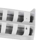 Cling Film Holder Wall Mount Multifunctional Cling Film Cutter with Screws for Kitchen Grey Blue - Extra Image