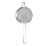 60 Mesh Fine Strainer Stainless Steel Handheld Flour Colander with Long Handle for Kitchen 14cm/5.5in