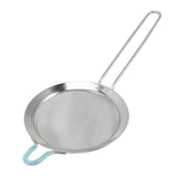 60 Mesh Fine Strainer Stainless Steel Handheld Flour Colander with Long Handle for Kitchen 14cm/5.5in