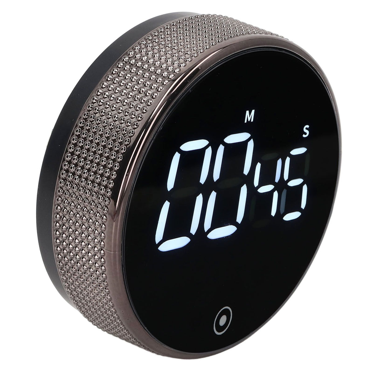 Kitchen Timer Rotating Silent Magnetic Suction Kids Study Timer LED Countdown Timer Black