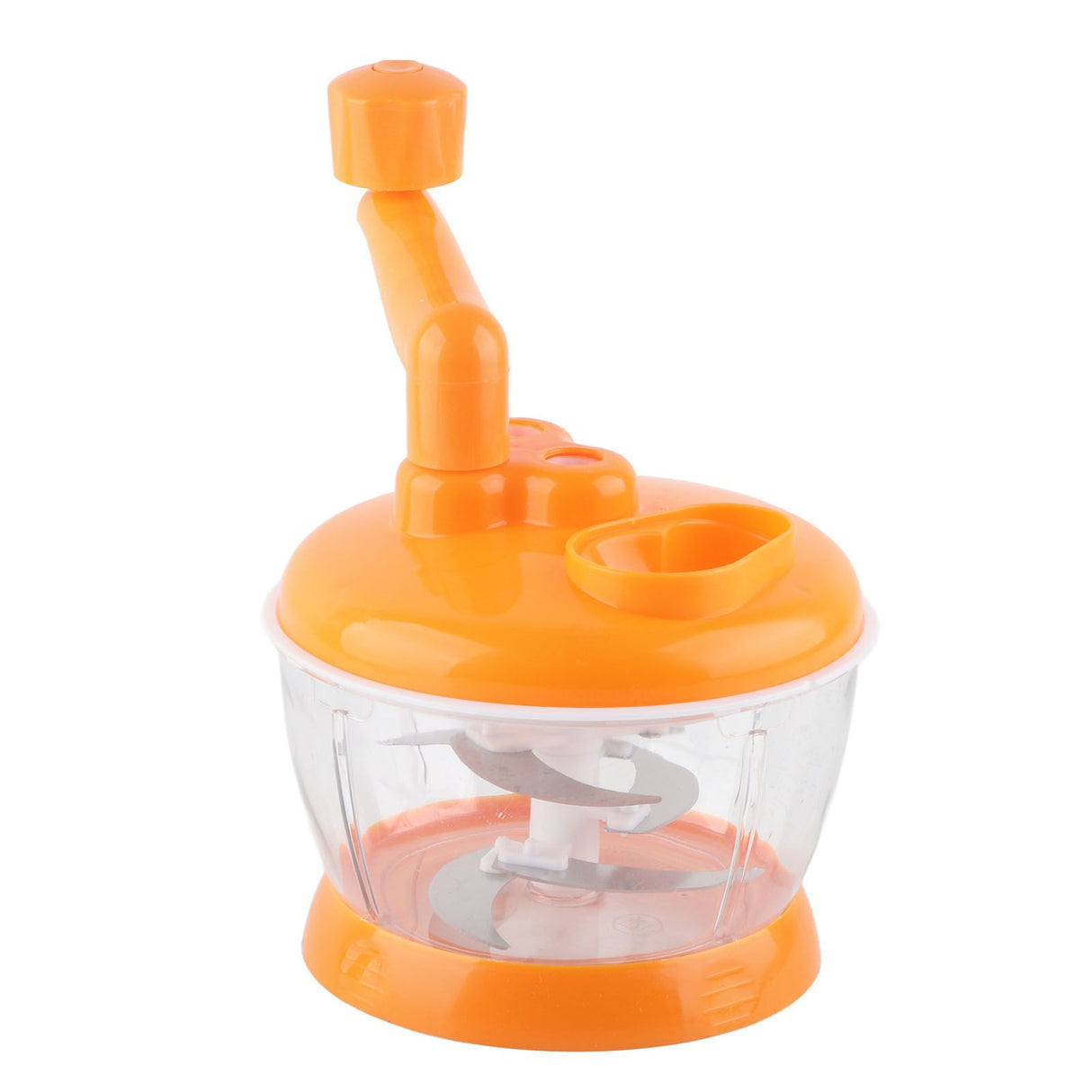 Manual Vegetable Grinder PP Stainless Steel Food Grade Compact Portable Food Vegetable Grinder for Kitchen Restaurant 6 Blades
