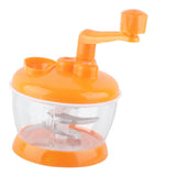 Manual Vegetable Grinder PP Stainless Steel Food Grade Compact Portable Food Vegetable Grinder for Kitchen Restaurant 6 Blades