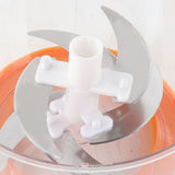 Manual Vegetable Grinder PP Stainless Steel Food Grade Compact Portable Food Vegetable Grinder for Kitchen Restaurant 6 Blades