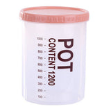 Storage Jars Plastic Material Stackable Transparent Body Large Capacity Rotatable Sealing Cover Airtight Jars with Lids Large Color Random