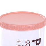 Storage Jars Plastic Material Stackable Transparent Body Large Capacity Rotatable Sealing Cover Airtight Jars with Lids Large Color Random