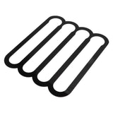 Wall Capsule Holder Compatible For VertuoLine Capsule Pods Vertically Horizontally Mounted Coffee Capsule Rack Storage Black - Front View