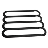 Wall Capsule Holder Compatible For VertuoLine Capsule Pods Vertically Horizontally Mounted Coffee Capsule Rack Storage Black - Side View