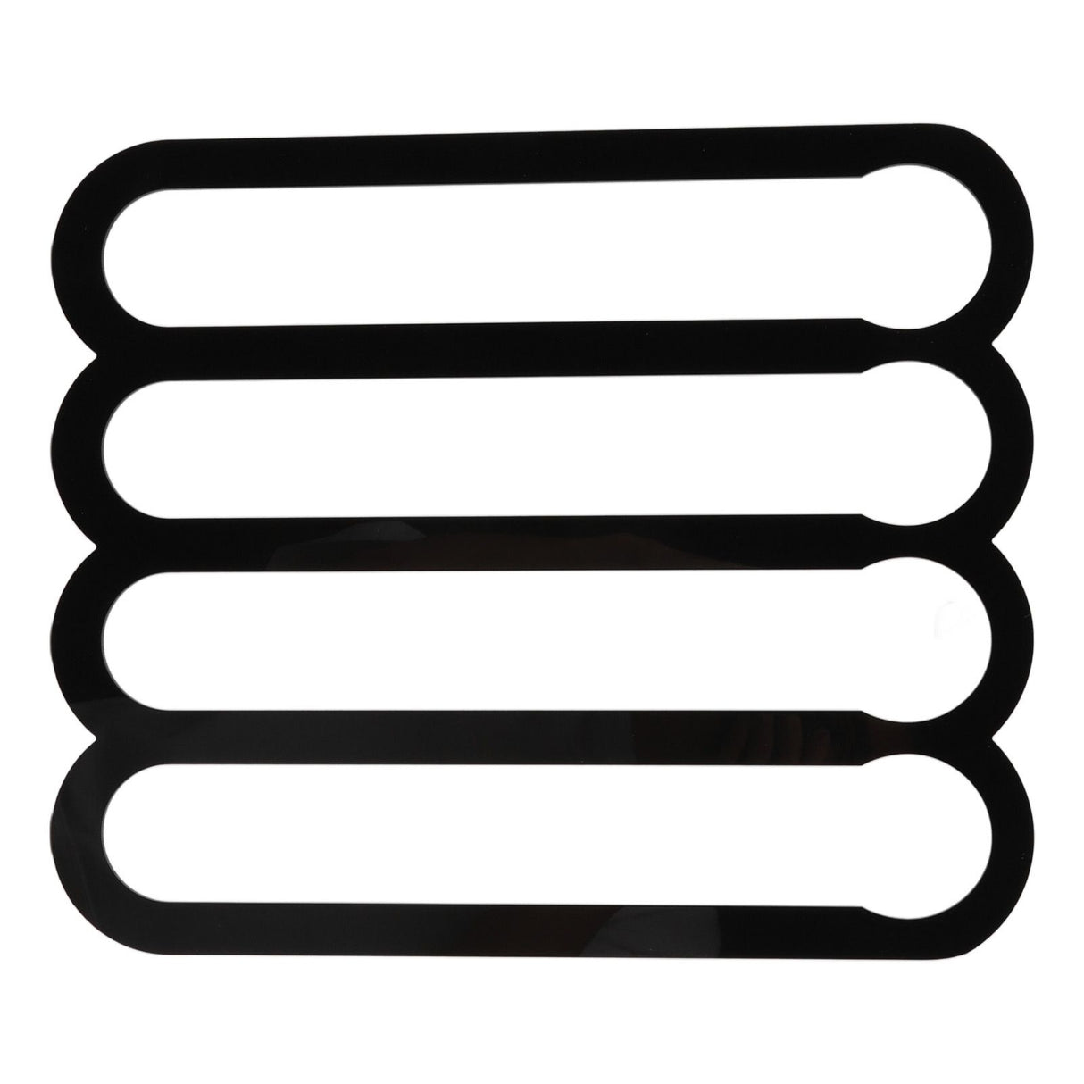 Wall Capsule Holder Compatible For VertuoLine Capsule Pods Vertically Horizontally Mounted Coffee Capsule Rack Storage Black
