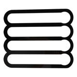 Wall Capsule Holder Compatible For VertuoLine Capsule Pods Vertically Horizontally Mounted Coffee Capsule Rack Storage Black