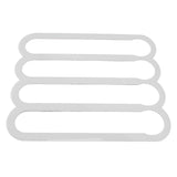 Wall Capsule Holder Compatible For VertuoLine Capsule Pods Vertically Horizontally Mounted Coffee Capsule Rack Storage White - Side View