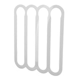 Wall Capsule Holder Compatible For VertuoLine Capsule Pods Vertically Horizontally Mounted Coffee Capsule Rack Storage White - Rear View