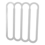 Wall Capsule Holder Compatible For VertuoLine Capsule Pods Vertically Horizontally Mounted Coffee Capsule Rack Storage White