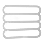 Wall Capsule Holder Compatible For VertuoLine Capsule Pods Vertically Horizontally Mounted Coffee Capsule Rack Storage White
