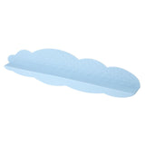 Kitchen Sink Water Splashing Guard Silicone Water Splatter Guard with Suction Cup for Dishes Washing Light Blue Clouds