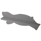 Kitchen Sink Water Splashing Guard Silicone Water Splatter Guard with Suction Cup for Dishes Washing Grey Bear