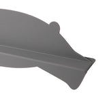 Kitchen Sink Water Splashing Guard Silicone Water Splatter Guard with Suction Cup for Dishes Washing Grey Bear