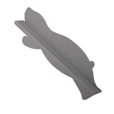 Kitchen Sink Water Splashing Guard Silicone Water Splatter Guard with Suction Cup for Dishes Washing Grey Bear