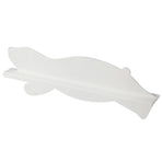 Kitchen Sink Water Splashing Guard Silicone Water Splatter Guard with Suction Cup for Dishes Washing White Bear