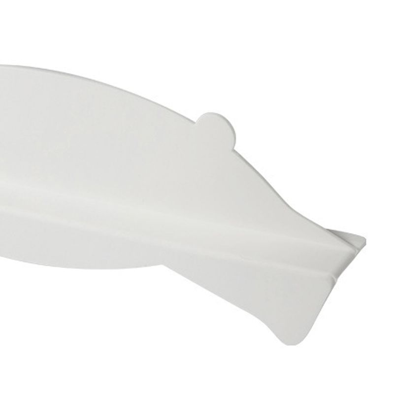 Kitchen Sink Water Splashing Guard Silicone Water Splatter Guard with Suction Cup for Dishes Washing White Bear