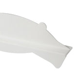 Kitchen Sink Water Splashing Guard Silicone Water Splatter Guard with Suction Cup for Dishes Washing White Bear - Side View