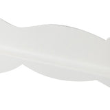 Kitchen Sink Water Splashing Guard Silicone Water Splatter Guard with Suction Cup for Dishes Washing White Bear