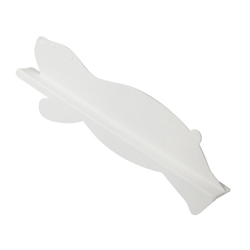 Kitchen Sink Water Splashing Guard Silicone Water Splatter Guard with Suction Cup for Dishes Washing White Bear