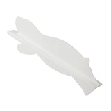 Kitchen Sink Water Splashing Guard Silicone Water Splatter Guard with Suction Cup for Dishes Washing White Bear