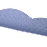 Kitchen Sink Water Splashing Guard Silicone Water Splatter Guard with Suction Cup for Dishes Washing Upgraded Blue Purple - Top-Down View