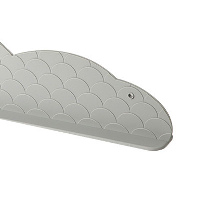 Kitchen Sink Water Splashing Guard Silicone Water Splatter Guard with Suction Cup for Dishes Washing Upgrade Light Gray