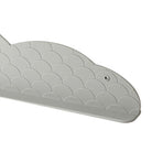 Kitchen Sink Water Splashing Guard Silicone Water Splatter Guard with Suction Cup for Dishes Washing Upgrade Light Gray