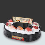 Rotating Cupcakes Machine Automatic Rotating Display Table Swing Tray for Kids Birthday Party Gifts Sushi - 45-Degree Angle