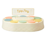 Rotating Cupcakes Machine Automatic Rotating Display Table Swing Tray for Kids Birthday Party Gifts Dessert