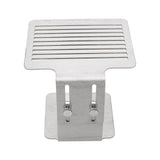 Coffee Machine Scale Rack Stainless Steel Height Adjustable Strong Weighing Rack Silver - Rear View