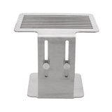 Coffee Machine Scale Rack Stainless Steel Height Adjustable Strong Weighing Rack Silver - Close-Up Angle