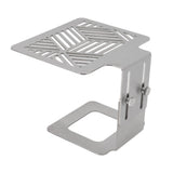 Coffee Machine Electronic Scale Rack 304 Stainless Steel Adjustable Height Coffee Machine Scale Weighing Stand Silver - Top-Down View