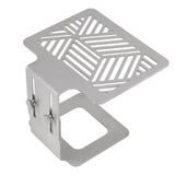 Coffee Machine Electronic Scale Rack 304 Stainless Steel Adjustable Height Coffee Machine Scale Weighing Stand Silver - 45-Degree Angle